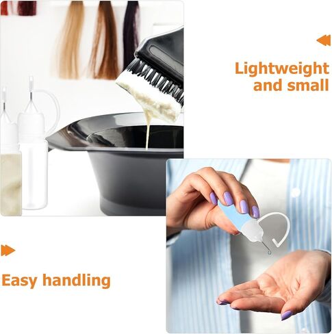 Luxshiny 25ml Needle Tip Squeeze Bottles 25pcs Plastic Applicator Bottles with Precision Nozzle for Paint Glue Moisturizing Liquid Dispensing Reusable for Crafts and Lab Use in Kuwait