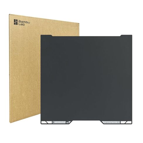 Original Bamboo H2C Engineering Plate, High-Temperature Smooth Surface Plate for All Filaments, Durable Coated H2C Build Plate Compatible with Bambu Lab H2C 3D Printers, Bamboo Lab Parts & Accessories in Kuwait