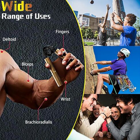 Grip Strength Trainer Set,50-300LB Hand Grip Strengthener,Hand Forearm strengthener 6 Pack, Workout equipment,Strength Training Exercisefor Hand Arm Forearm Wrist Finger in Saudi Arabia