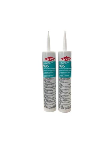 DOWSIL 995 Silicone Structural Sealant Black 10 oz (2-Pack) in Kuwait