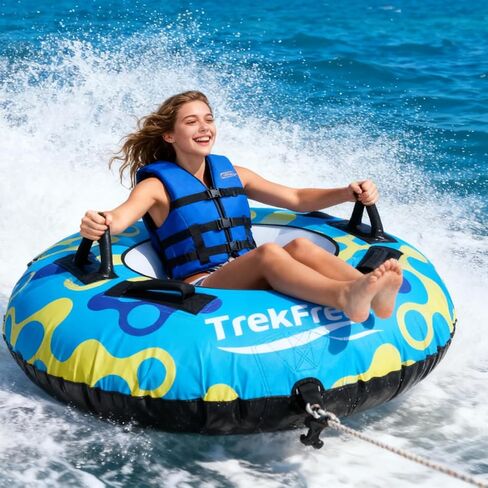 أنبوب قابل للنفخ، راكب واحد، نسيج بوليستر مضلع PVC+600d، أربعة مقابض معززة مملوءة بالرغوة، نقطة سحب سريعة التوصيل، أنابيب القوارب والأشياء القابلة للقطر، قيادة ثابتة in Kuwait