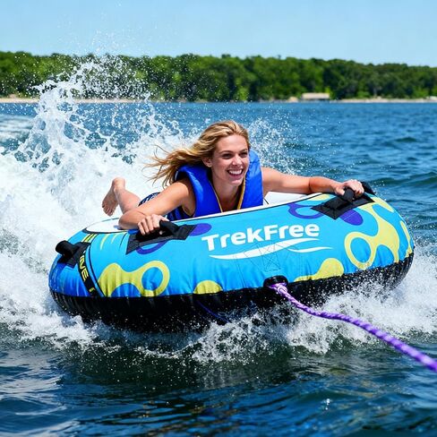 أنبوب قابل للنفخ، راكب واحد، نسيج بوليستر مضلع PVC+600d، أربعة مقابض معززة مملوءة بالرغوة، نقطة سحب سريعة التوصيل، أنابيب القوارب والأشياء القابلة للقطر، قيادة ثابتة in Kuwait