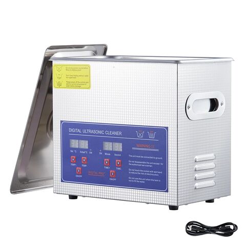 3.2L Ultrasonic Cleaner, Professional Ultrasonic Jewelry Cleaner with Digital Timer and Heater, 40kHz Stainless Steel Cleaning Machine for Glasses Watches Rings Dentures in Saudi Arabia