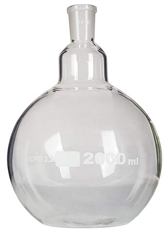 FFB2000-24-40 Flat Bottom Flask, 2000ml, 24/40 Ground Glass Joint in Saudi Arabia