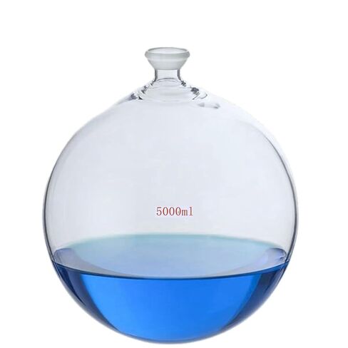 S35 Spherical Joint Glass Flask,35/20 Lab Ball Socket Reservoir Bottle,Receiving Flask Rotary Evaporator Accessories Lab Glassware Round Bottom S35 Rotavapo Vesselr (500ml) in Kuwait