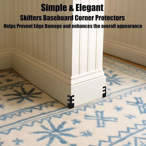 20 قطعة من واقيات زوايا لوح التزلج مع براغي، واقيات زوايا لوح التزيين المزخرف، أغطية حواف معدنية عتيقة لدرج خزانة طاولة الأثاث، أسود in Kuwait