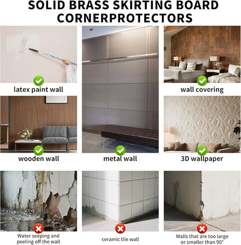 20 قطعة من واقيات زوايا لوح التزلج مع براغي، واقيات زوايا لوح التزيين المزخرف، أغطية حواف معدنية عتيقة لدرج خزانة طاولة الأثاث، أسود in Kuwait