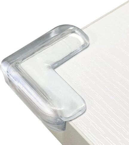 6Pcs Corner Protectors Transparent Edge Protector with Pre-Installed Extra Strong Adhesive Table Edge Protector Residue-Free Removal Head Protector Set in Saudi Arabia