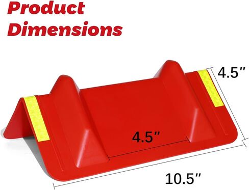 20 Packs Flatbed Edge Protectors for Cargo Loads, Corner Protectors with Reflective Strip for 4" Corner Protection & Truck Tie-Down Strap Guard, Red in Saudi Arabia