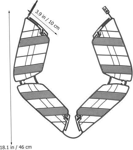 Milisten Bicycle Rear Wheel Protective Mesh Screen Lightweight Universal Bike Dress Guard Child Safety Accessory for Rear Wheel Protection in Saudi Arabia