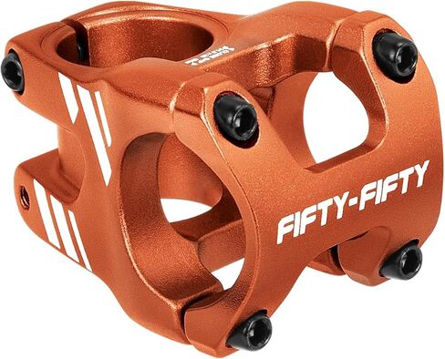 FIFTY-FIFTY Mountain Bike Stem, Aluminum Alloy Short MTB Stem, Suitable for 1-1/8 Steer Tube 31.8mm Bicycle Handlebar, Fits for All Mountain, Endure, Downhill, Freeride in Kuwait