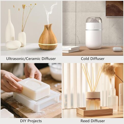 Hotel Collection Fragrance Oil Set (6 x 20ml) – Luxury Aroma Oils for Diffuser, Inspired by Iconic 5-Star Hotels – Premium Scented Oil Gift Set for Home & Office in Saudi Arabia