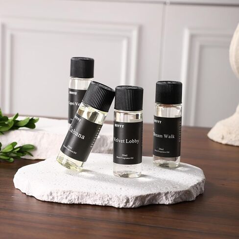 Hotel Collection Fragrance Oil Set (6 x 20ml) – Luxury Aroma Oils for Diffuser, Inspired by Iconic 5-Star Hotels – Premium Scented Oil Gift Set for Home & Office in Saudi Arabia