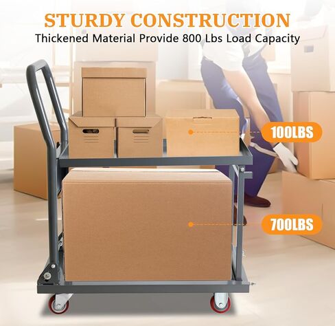 عربة دفع شديدة التحمل، عربة قابلة للطي بعجلات بوزن 800 رطل، عربة قابلة للطي بطبقتين، شاحنة مسطحة قابلة للطي لمستودع المرآب، عربة مسطحة بطول 28.8 بوصة × عرض 18.5 بوصة in Kuwait