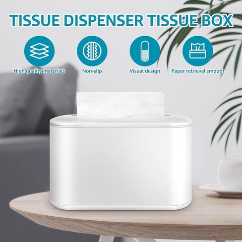 Countertop Paper Towel Dispenser, 12.6"4.5" Large Non-Slip Bottom Napkin Dispenser, Commercial Multifold Paper Towel Holder with Visible Window for Kitchen, Bathroom, Toilet, Hotel in Saudi Arabia