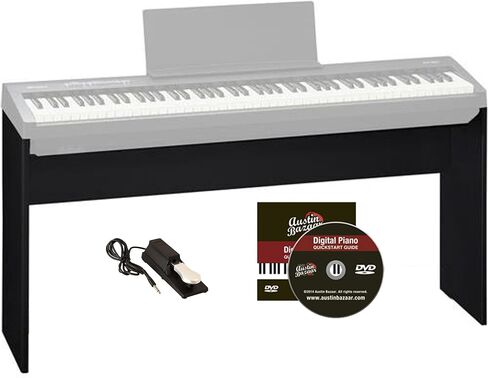 Roland KSC-70 Electronic Keyboard Stand for FP-30 Bundle with Sustain Pedal and Austin Bazaar Instructional DVD in Saudi Arabia