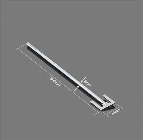 1pc 304 Stainless Steel Disperser Anchor Paddle - 40-110mm Wide, 300-400mm Long Mixing Blade for Laboratory Use, High Precision Stirring Tool (110x8x400mm) in Saudi Arabia
