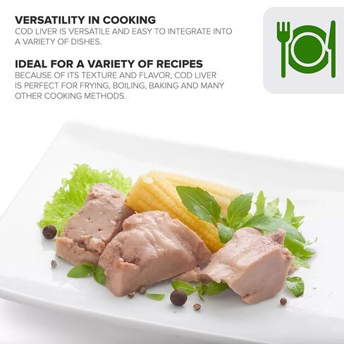 Ican كبد سمك القد الأيسلندي بنكهة الزيت الخاصة: الحجم الطبيعي: عبوة من 6 قطع in Kuwait