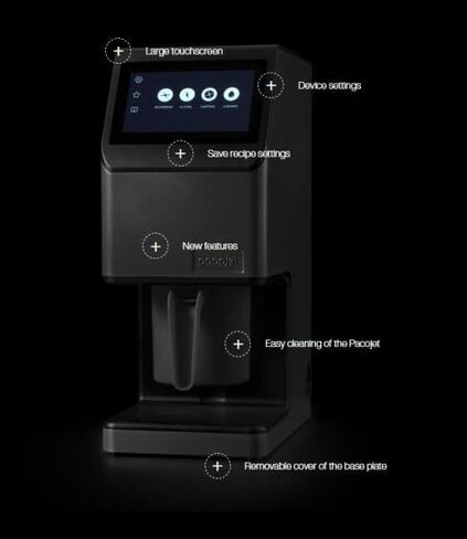 PACOJET 4 System Micropurée Fresh، ميزة WIFI للأطعمة المجمدة. أومكان 47755، أسود in Kuwait