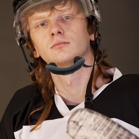 Hockey Helmet Chin Strap with Foam Padding Chin Cup Adjustable Elastic Strap for Ice Hockey, Football, Baseball in Saudi Arabia