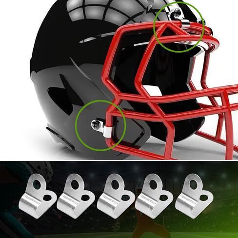 81 Pcs Football Helmet Repair Kit, Hockey Helmet Replacement Parts Including Visor Clips J Clips Srewdriver Chin Strap Adapter Maintenance Tools for Baseball Softball Ice Hockey Accessories in Saudi Arabia