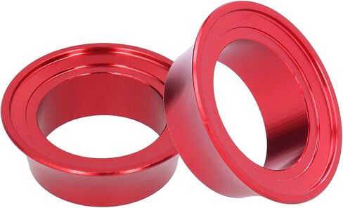 Conical Headset Spacer, CNC Aluminum Alloy Red Stem Spacer 2 Pack Lightweight Durable for Mountain Road Bike Cyclists Mechanics in Kuwait