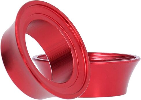 Conical Headset Spacer, CNC Aluminum Alloy Red Stem Spacer 2 Pack Lightweight Durable for Mountain Road Bike Cyclists Mechanics in Kuwait