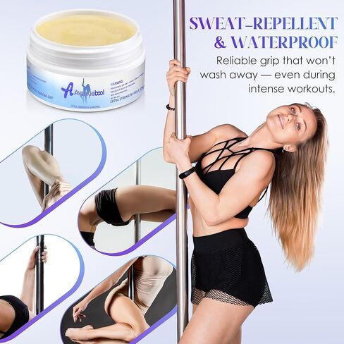 40 جم/1.4 أونصة قبضة عمود قوية للغاية، قبضة شمع العسل طويلة الأمد لعمود الرقص، والرقص، والحرير الجوي، والجمباز واللياقة البدنية، ورياضات طبيعية، وتركيبة مقاومة للماء ومضادة للانزلاق للحفاظ على جفاف اليدين in Kuwait