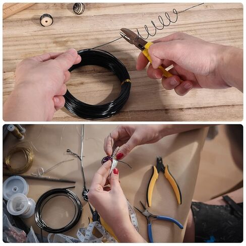Wire,Aluminum Wire, Flexible Aluminum Craft Wire 30m Malleable Metal for Jewelry Making, DIY Crafts in Saudi Arabia