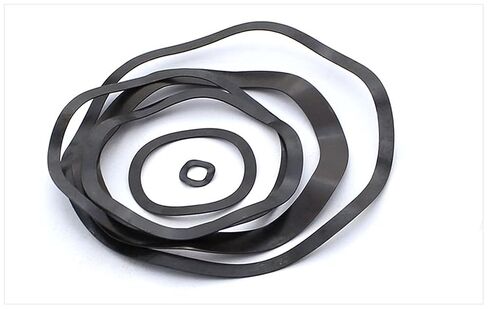 Wave Spring Washers, 20PCS Spring Steel 65Mn Peak Washer Wave-Shaped Squiggle Elastic M3-M40 in Kuwait
