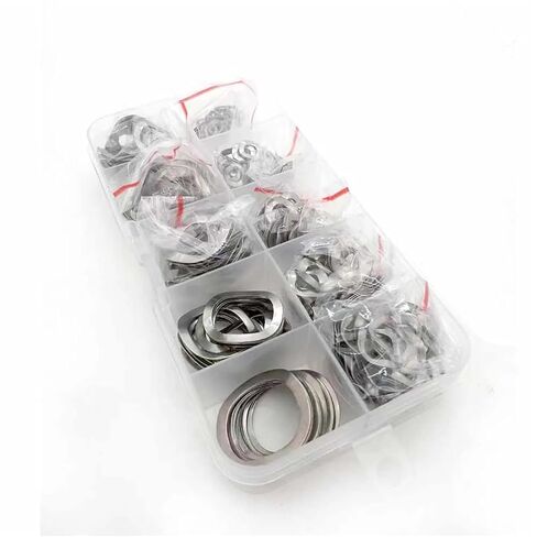 غسالات موجة، M3 M4 M5 M6 M8 M10 M12 M16 M19 304 الفولاذ المقاوم للصدأ ثلاثة موجة قمة نوع الربيع غسالة طوقا مجموعة متنوعة in Kuwait