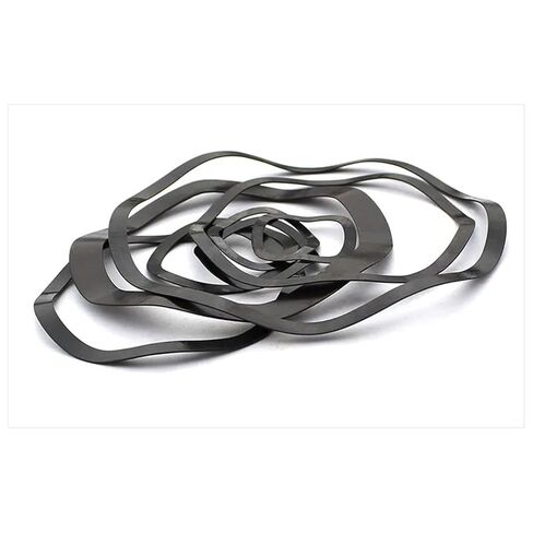 Wave Washers, M38/M40/M50/M60 Five Wave Crest Washer Spring Gasket Washers Carbon Steel Blackening in Kuwait