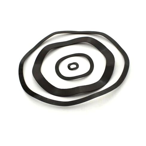 Wave Spring Washers, M3 M4 M5 M6 M8 M10 M12 -M118 Carbon Steel Black Zinc Plated Wave Type Gasket Spring Washers Elastic Washer in Kuwait