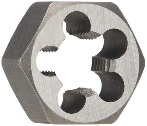 1/4"-28 Carbon Steel Hex Rethreading Die, DWTHX1428 - (Pack of 2) in Saudi Arabia