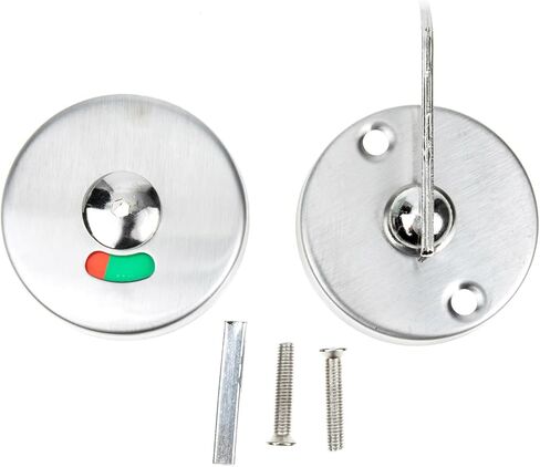 قفل رافعة للخصوصية في المرحاض العام مع مؤشر شاغر لأبواب تقسيم الحمام، أجهزة باب بلاستيكية لخصوصية الحمام، ملحقات الحمامات التجارية in Kuwait