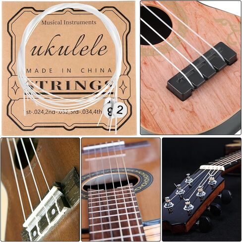 5 Set Nylon Ukelele Strings Ukulele Accessories Concert Ukuleles Strings for Soprano Concert and Tenor Ukele 21 23 26 Inch in Kuwait