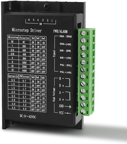 محرك متدرج سائق TB6600 4A 9-42V Nema 17 محرك متدرج سائق تحكم CNC محاور واحدة مرحلة هجينة لـ CNC/42 57 86 محرك متدرج (TB6600-1pcs) in Saudi Arabia