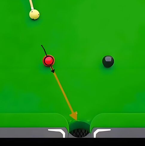 3PCS Billiards Aiming Aid, Cue Shot Aiming Aid for 2-1/4" Balls, Training Pool Ball Aid, Billiard Angle Trainer, Improve Your Pool Skills (Black, White, Yellow) in Saudi Arabia