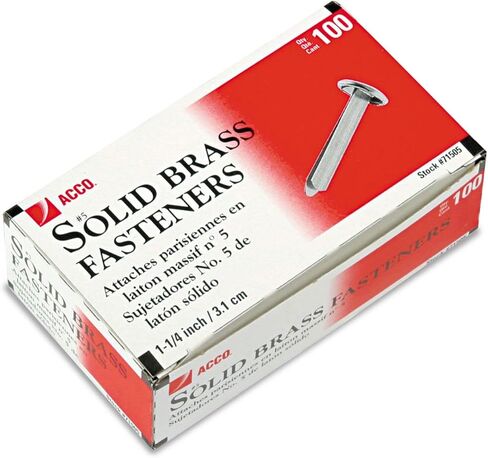 ACCO العلامات التجارية FASTENER،BRS،1.25"،RND HD in Kuwait