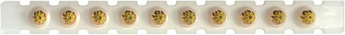 Hilti Powder Actuated Fastener Cartridge - .25 6.3/10 M Short - Strips of 10 - Yellow - Medium - Pack of 100-50107 in Saudi Arabia