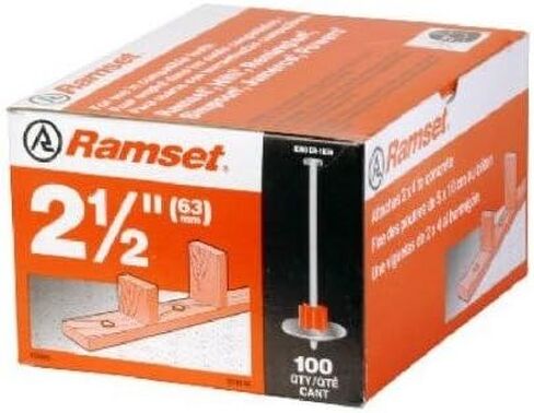 Ramset 1516SDC 2-1/2" .300 Head Diameter Drive Pin with 7/8" Washer 100 per Box in Kuwait