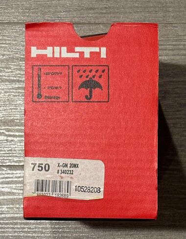 Hilti GX 120 Pins & fuel Cells 3/4" 750 concrete pins & 1 GC-22 fuel cells X-GN 20 MX in Saudi Arabia
