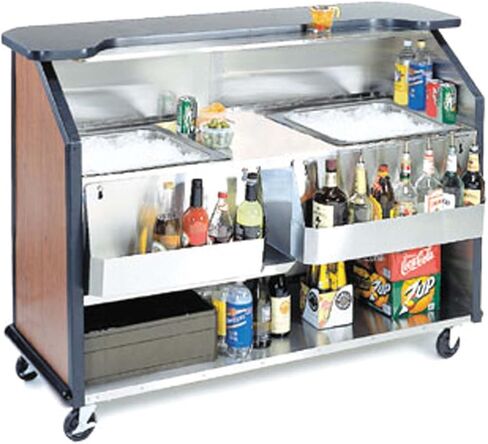 Lakeside 76886 Portable Bar 63-7/8"W x 27-1/2"D x 46-1/2"H in Kuwait