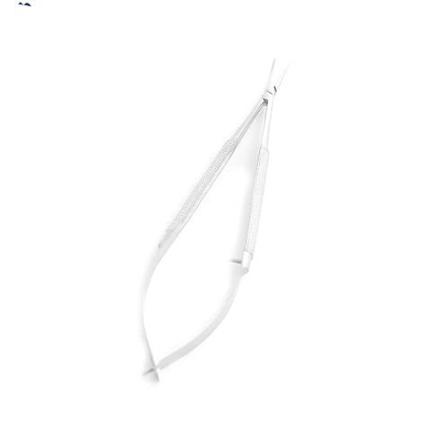 OdontoMed2011 Barraquer Castroviejo Micro Needle Holder 4.5" Curved Without Lock in Saudi Arabia