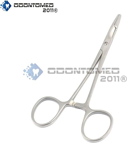 OdontoMed2011 OLSEN HEGAR NEEDLE HOLDER WITH SCISSORS 7.5" ECONOMY ODM in Saudi Arabia