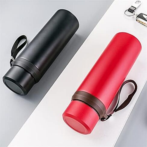 thermal mug Thermal Coffee Carafe Jug,Insulation Pot Outdoor Large Capacity Stainless Steel Insulation Pot Simple Portable Rope Vacuum Flask Student Water Bottle Insulation Pot in Kuwait