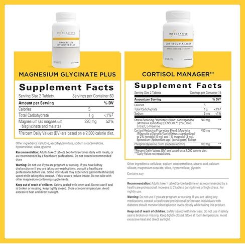 Integrative Therapeutics Cortisol Manager & Magnesium Glycinate Plus in Saudi Arabia