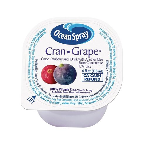 Ocean Spray® عصير التوت البري + العصير الصحي، 4 أكواب أونصة سائلة، 48 قطعة in Kuwait