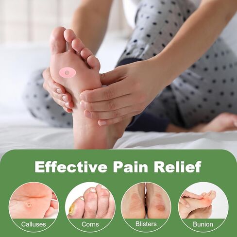 Corn Cushions for Toes and Feet, Oval Callus Cushions, Water-Resistant Self-Stick Adhesive Foot Corn & Callus Pads | Pink, 90 Count in Kuwait