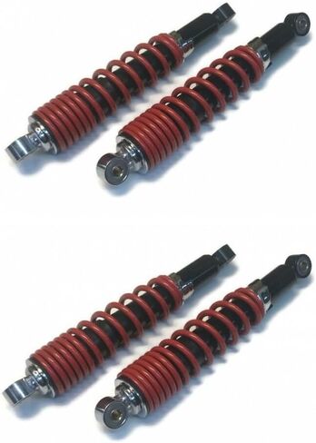 (4) Red Front Rear Shocks 12" Length 10mm ID for Manco 606, 640L Aerforce F-211 in Saudi Arabia